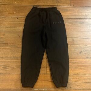 Kids Black Comfrt Jogger Pants